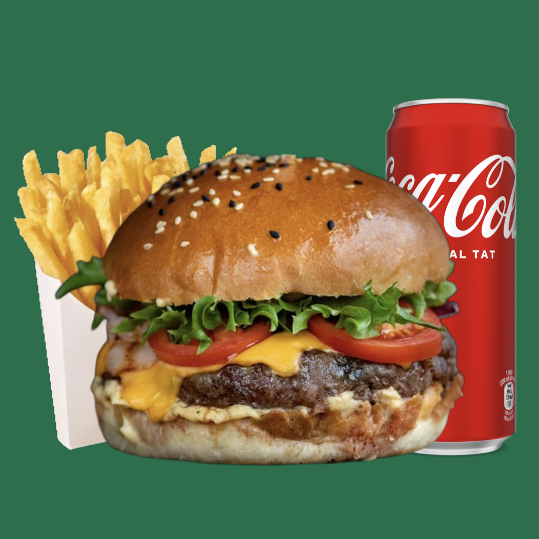 Star Cheese Burger Menü