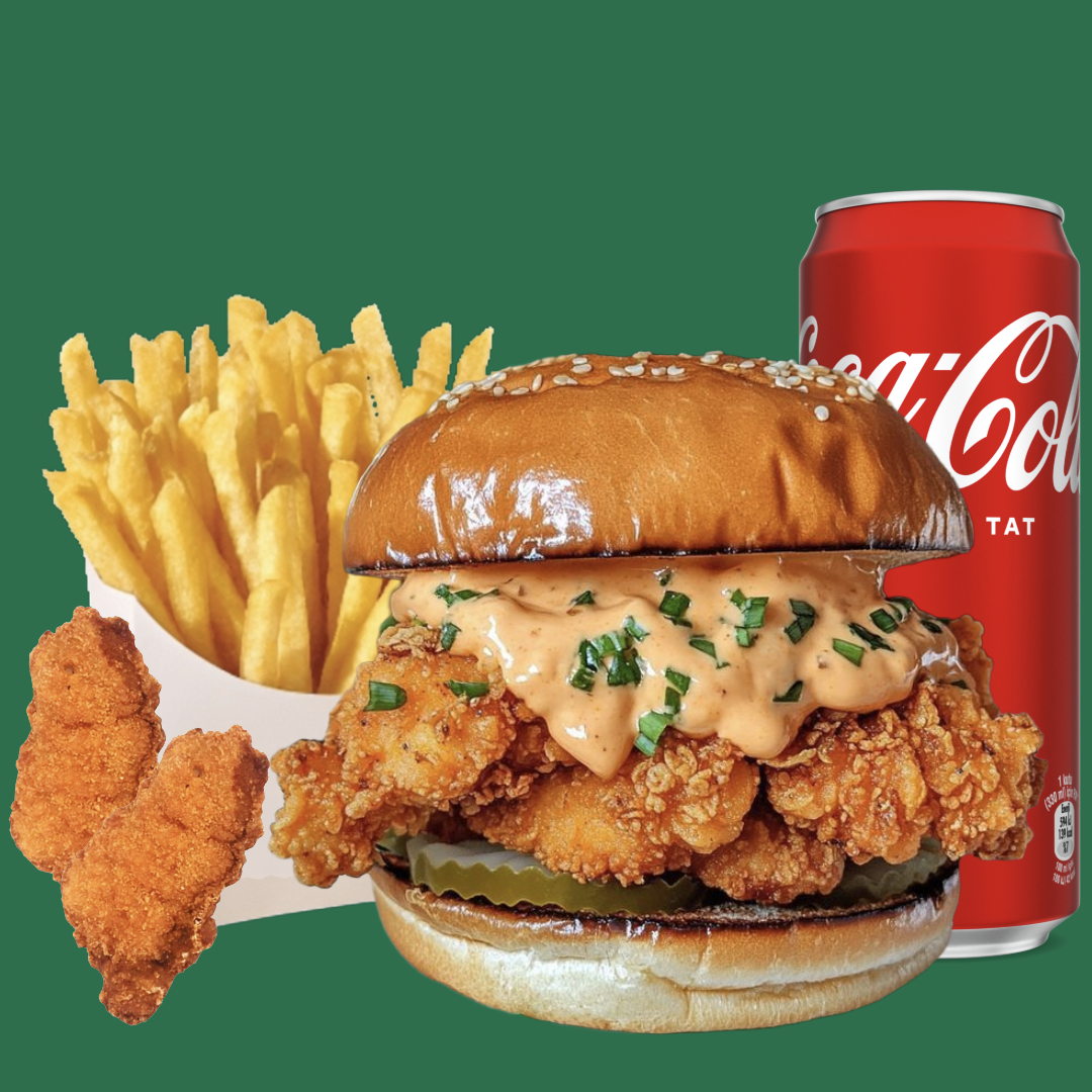 Star Chicken Burger Menü